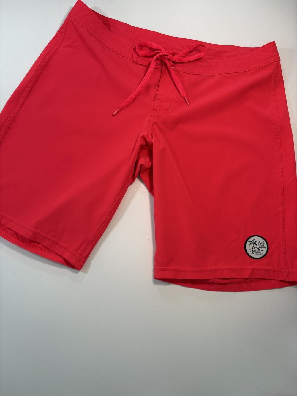 Body Glove Retro Neon Flourescent Orange Board Shorts Size S/P